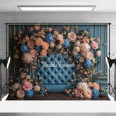 Lofaris Sweet Elegant And Floral Headboard Wedding Backdrop